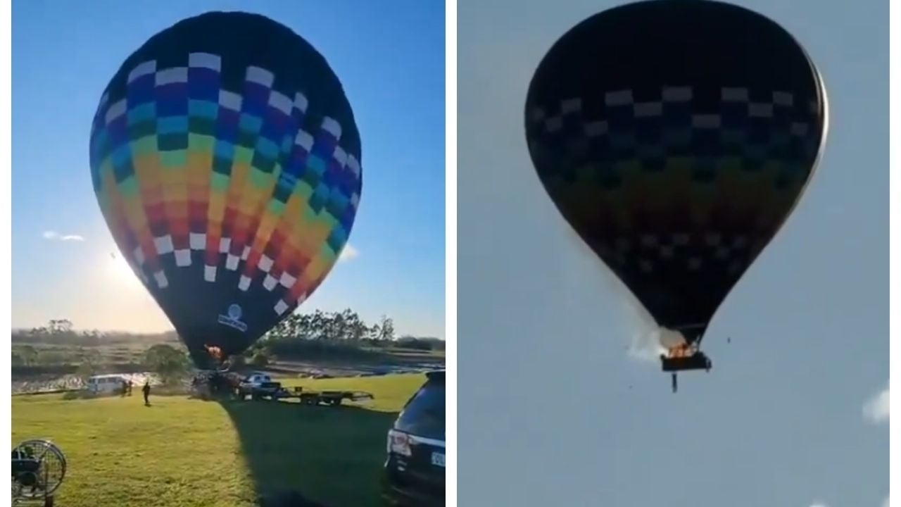 Incêndio de balão de ar quente mata oito no sul do Brasil (Vídeo)