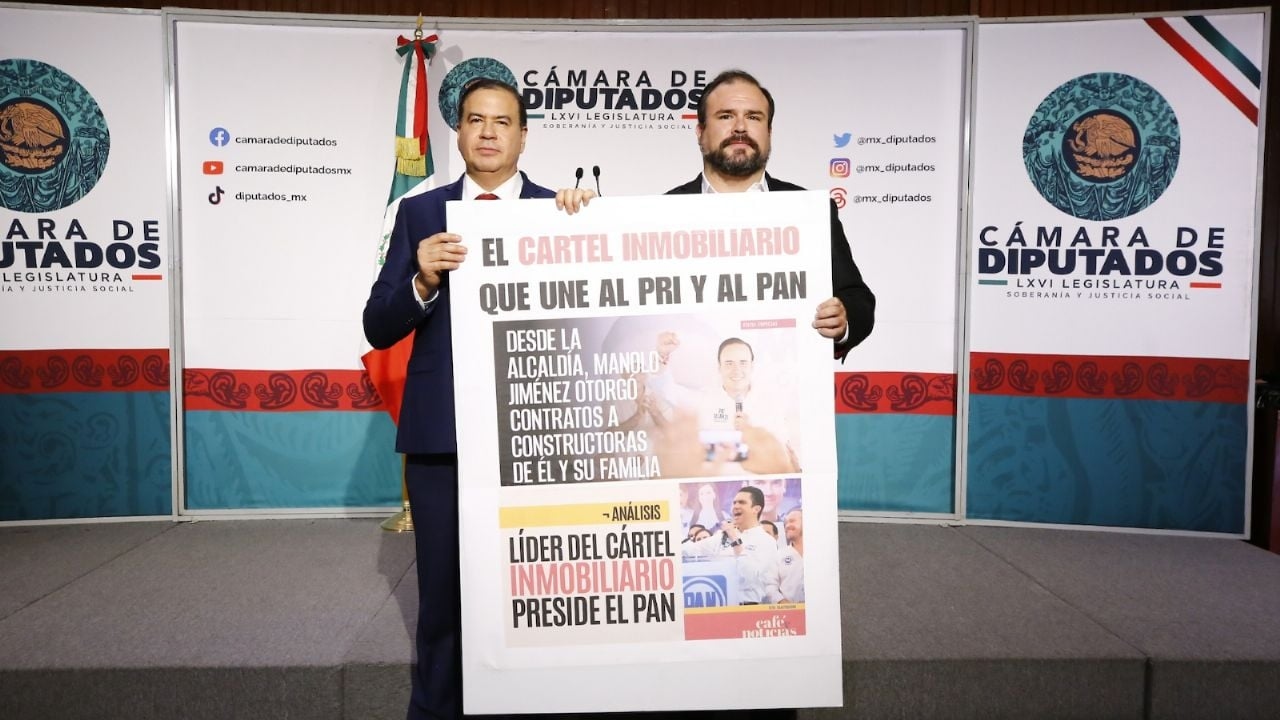 Mejía Berdeja contrattacca il PAN e denuncia un "cartello immobiliare" a Saltillo