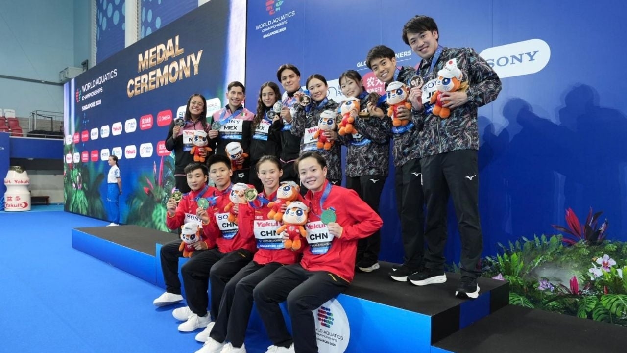 I tuffatori messicani vincono la medaglia d'argento ai Campionati mondiali di nuoto