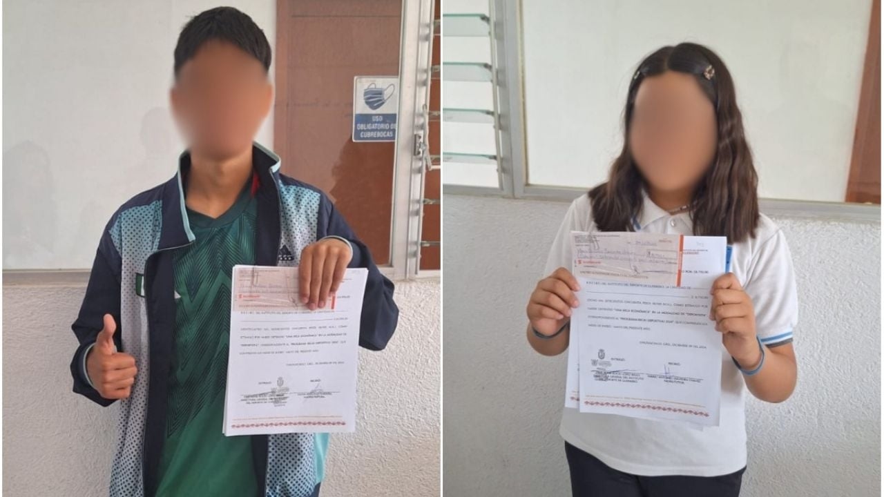 As bolsas esportivas são concedidas em Guerrero em segredo e com cheques.