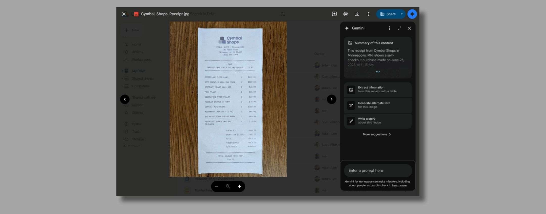 Gemini analyseert afbeeldingen in Google Drive: zo werkt het
