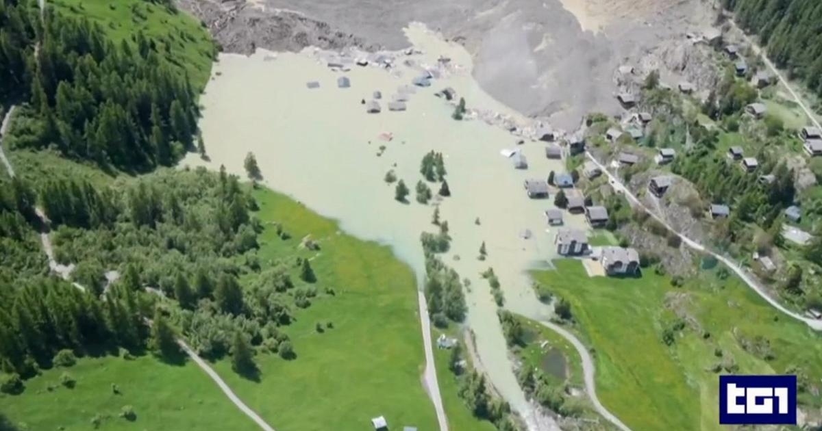 Ancora pericolo: il lago che ha sommerso Blatten potrebbe riversarsi sui paesi a valle