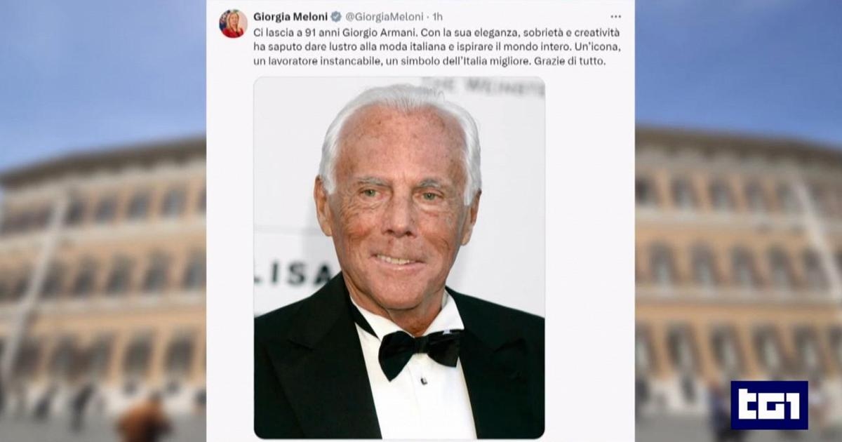 Abschied von Armani, Politiker und Institutionen trauern um den Designer (der zum Senator auf Lebenszeit nominiert wurde)