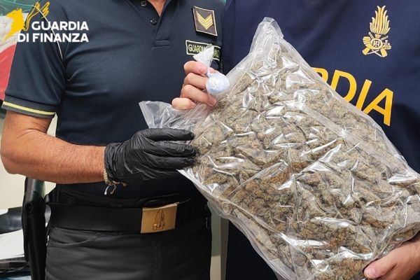 Drugshandel in Giarre, inval door de Guardia di Finanza: 11 personen worden onderzocht, waaronder minderjarigen onder de klanten.