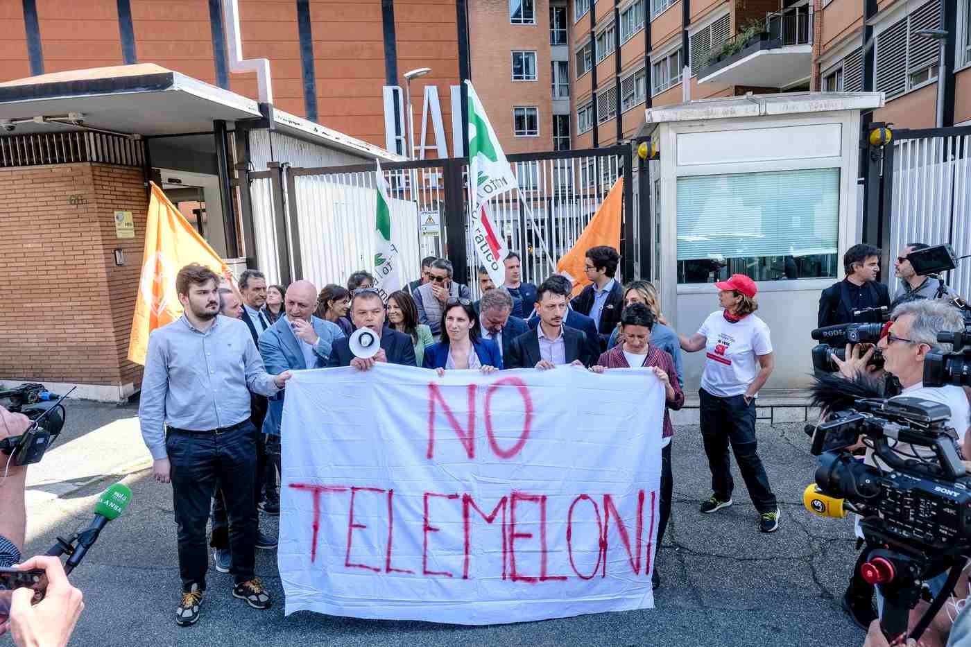 Referendum, the Democratic Party protests at Rai headquarters: "Enough silence on the referendum, no to TeleMeloni"