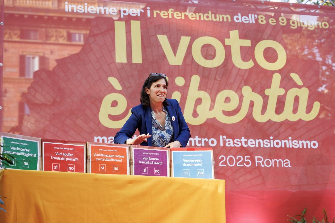 Referendum, con Elly Schlein per 5 Sì e un’Italia più giusta
