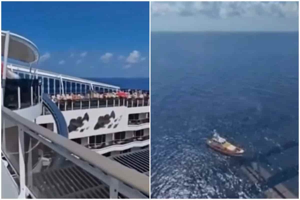 Ponza açıklarında yolcu gemisi tehlikede: Gemide 8 bin 500 kişi var, yolcular: "Bunu sosyal medyadan öğrendik."