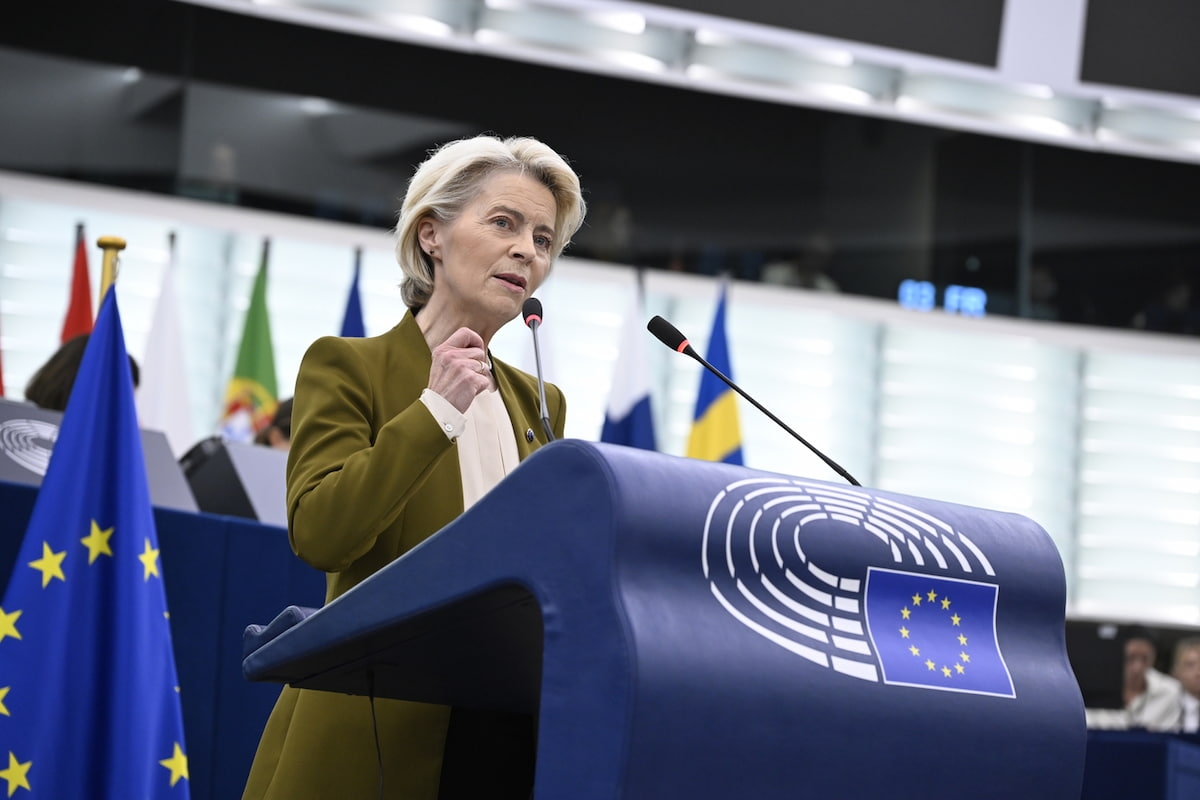 Von der Leyen und ihre Kriegsrede im Parlament: Ursulas „Seife“ für alle, von Migranten bis hin zu Gaza und Israel.