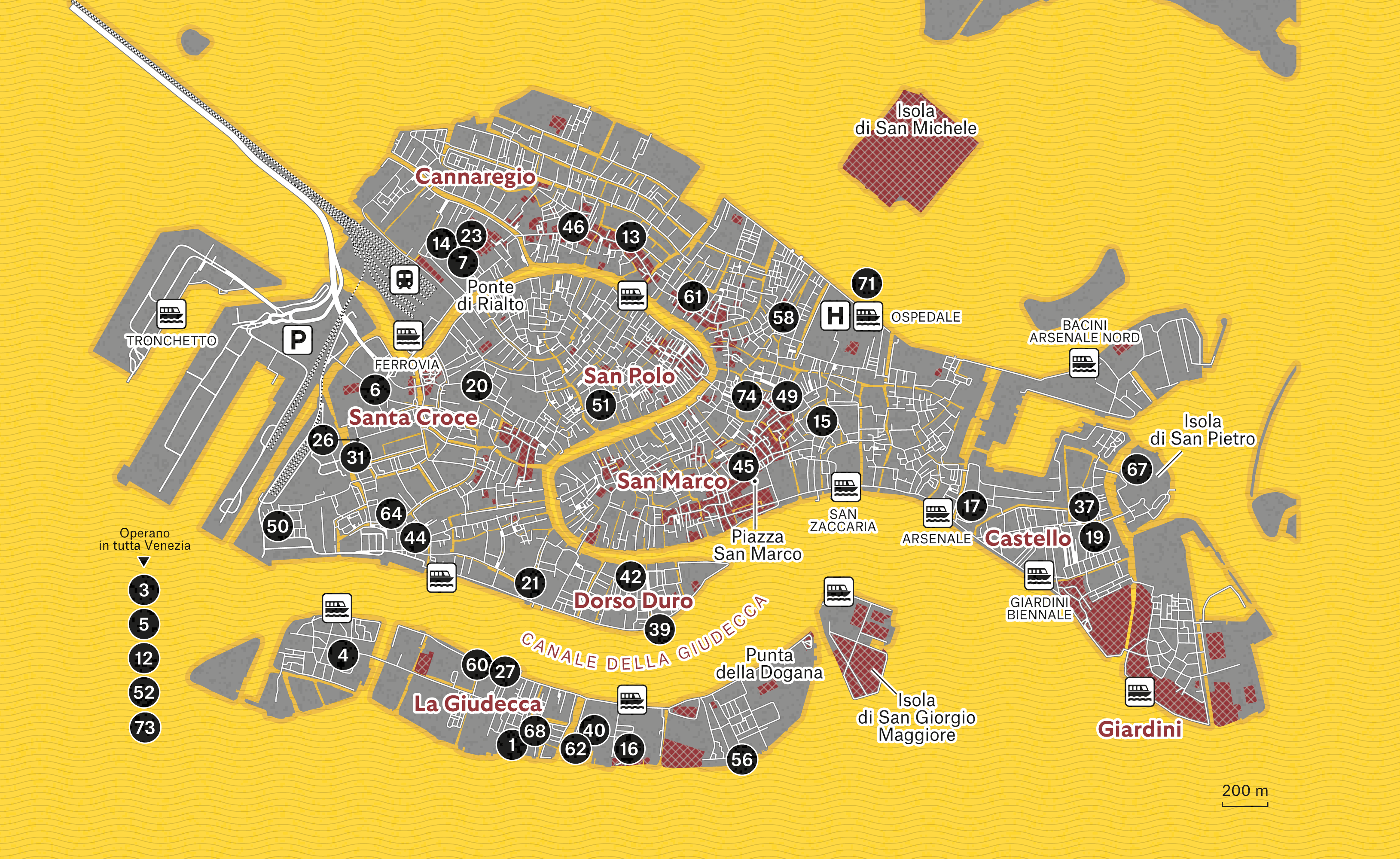 Voor een mensvriendelijk Venetië: een kaart van burgeractivisme