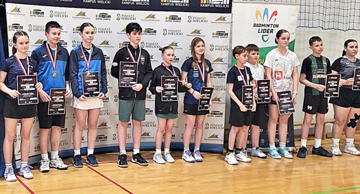 Excellent performance by young Jarosław badminton players
