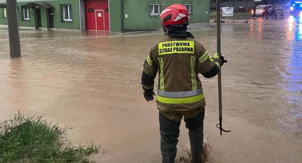 Sussidio per la riparazione del bacino di ritenzione di Pawłosiów