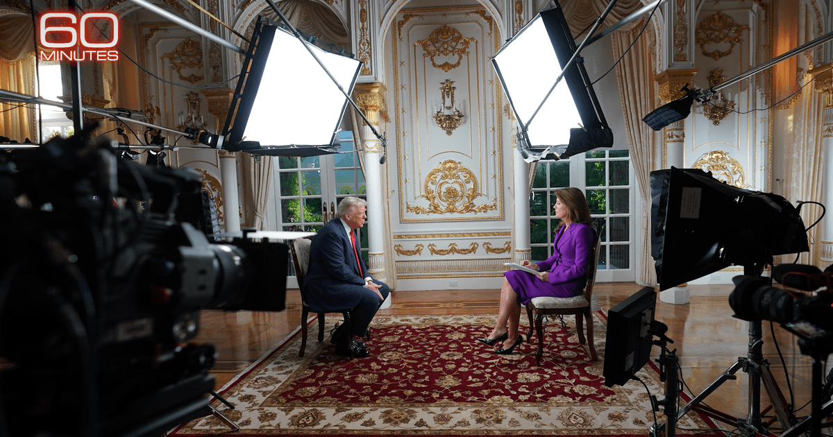 El presidente Trump se sienta a conversar con 60 Minutes