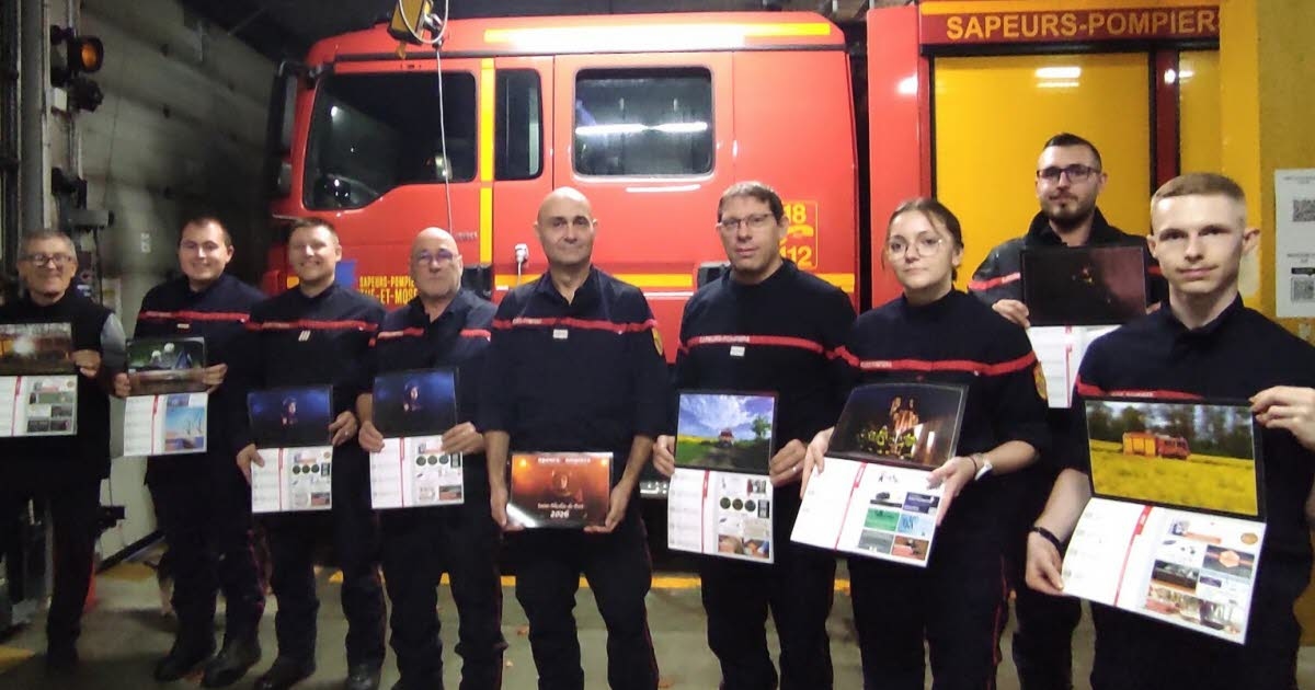 Saint-Nicolas-de-Port. Strażacy prezentują swój kalendarz