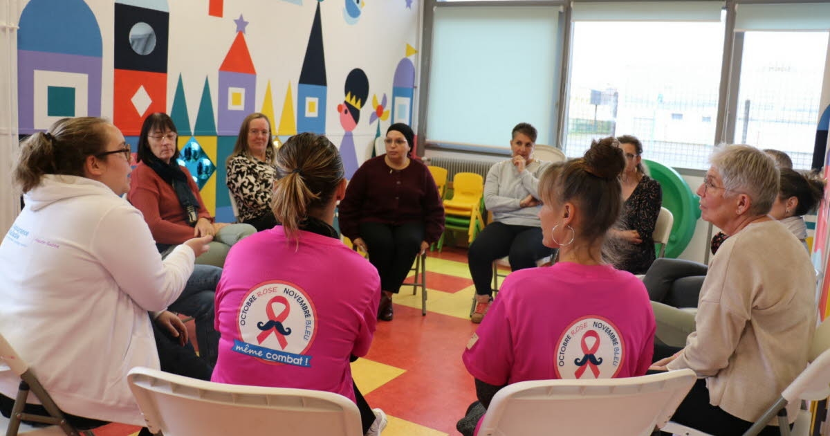Saint-Loup-sur-Semouse. Breast cancer awareness at the early childhood center
