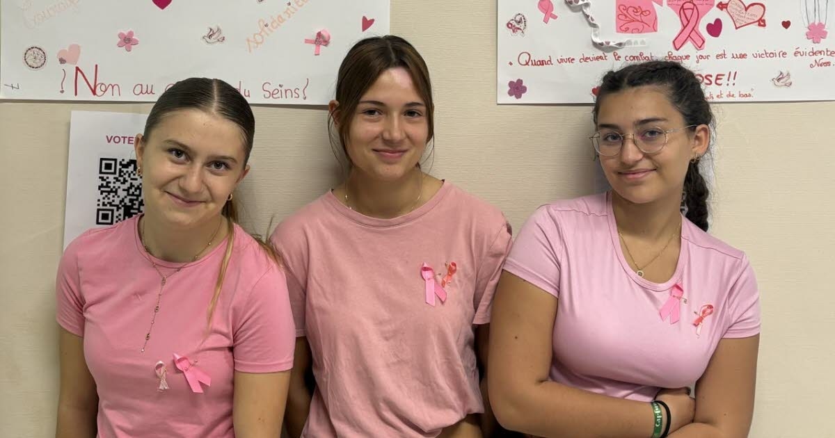Pont-Saint-Vincent Meslek Lisesi Pembe Ekim'e katılıyor.
