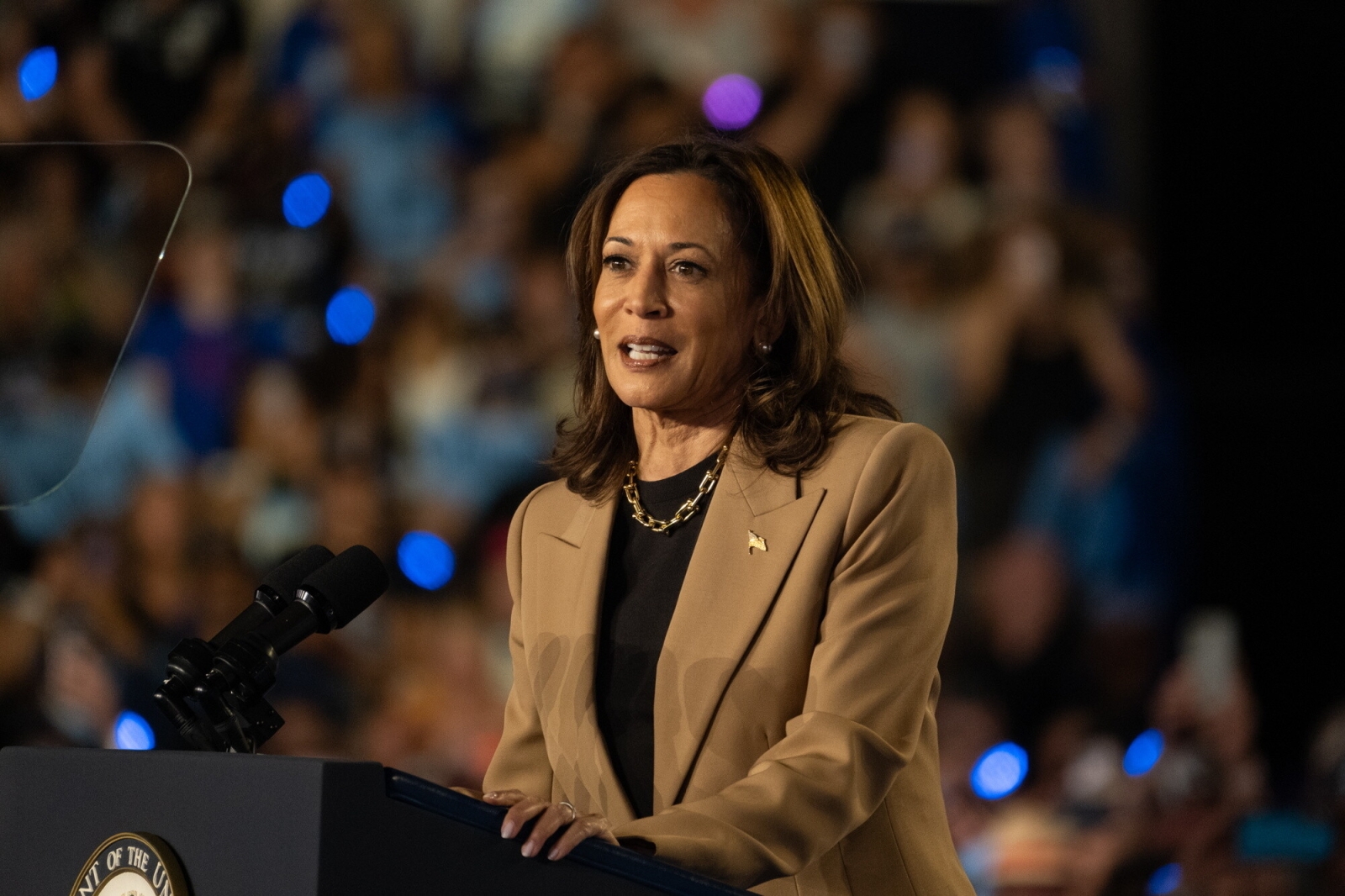 Harris hasn't ruled out running for president again. "It's in my blood."
