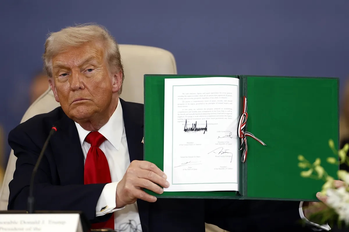 Trump unterzeichnet das Gaza-Friedensabkommen zwei Jahre nach Kriegsbeginn.