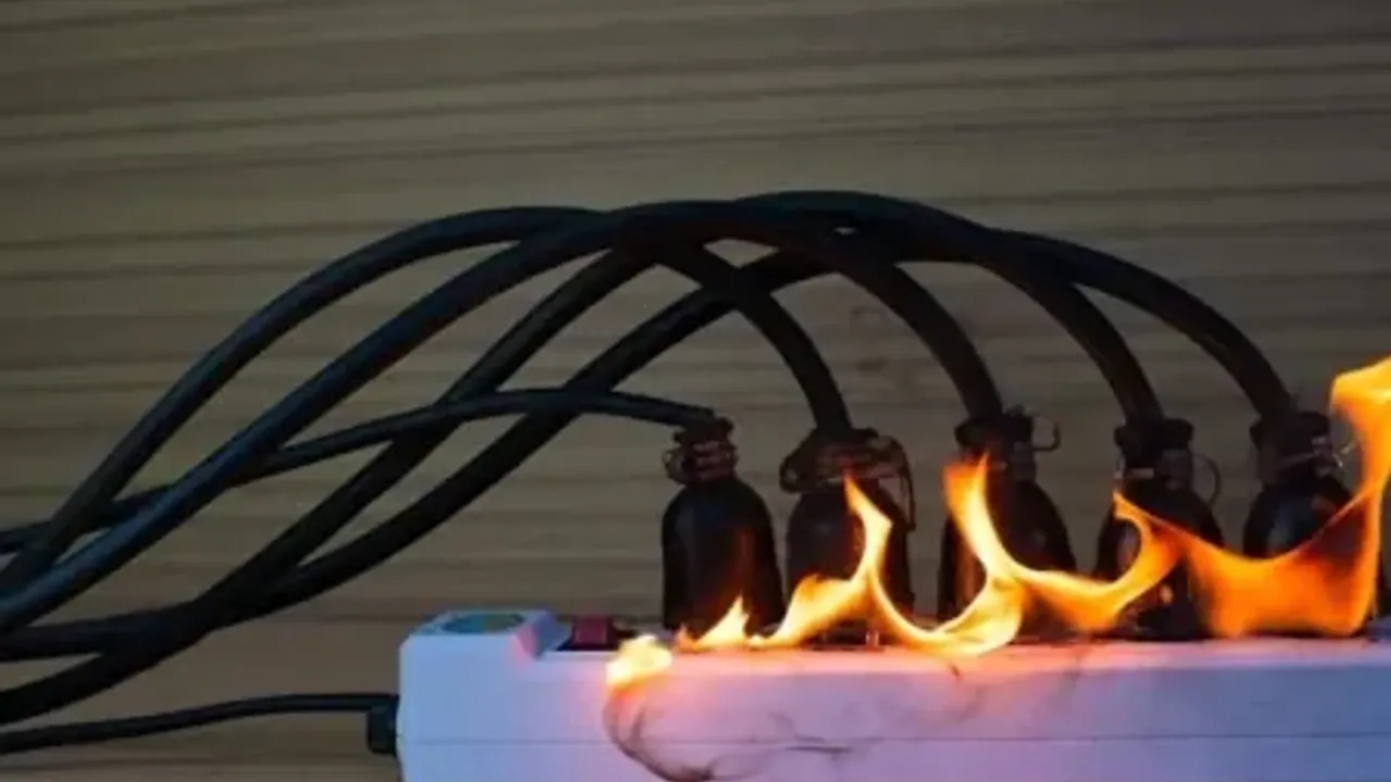 Si conecta estos dispositivos al mismo alargador, ¡está en peligro! Podría producirse un incendio en su casa.