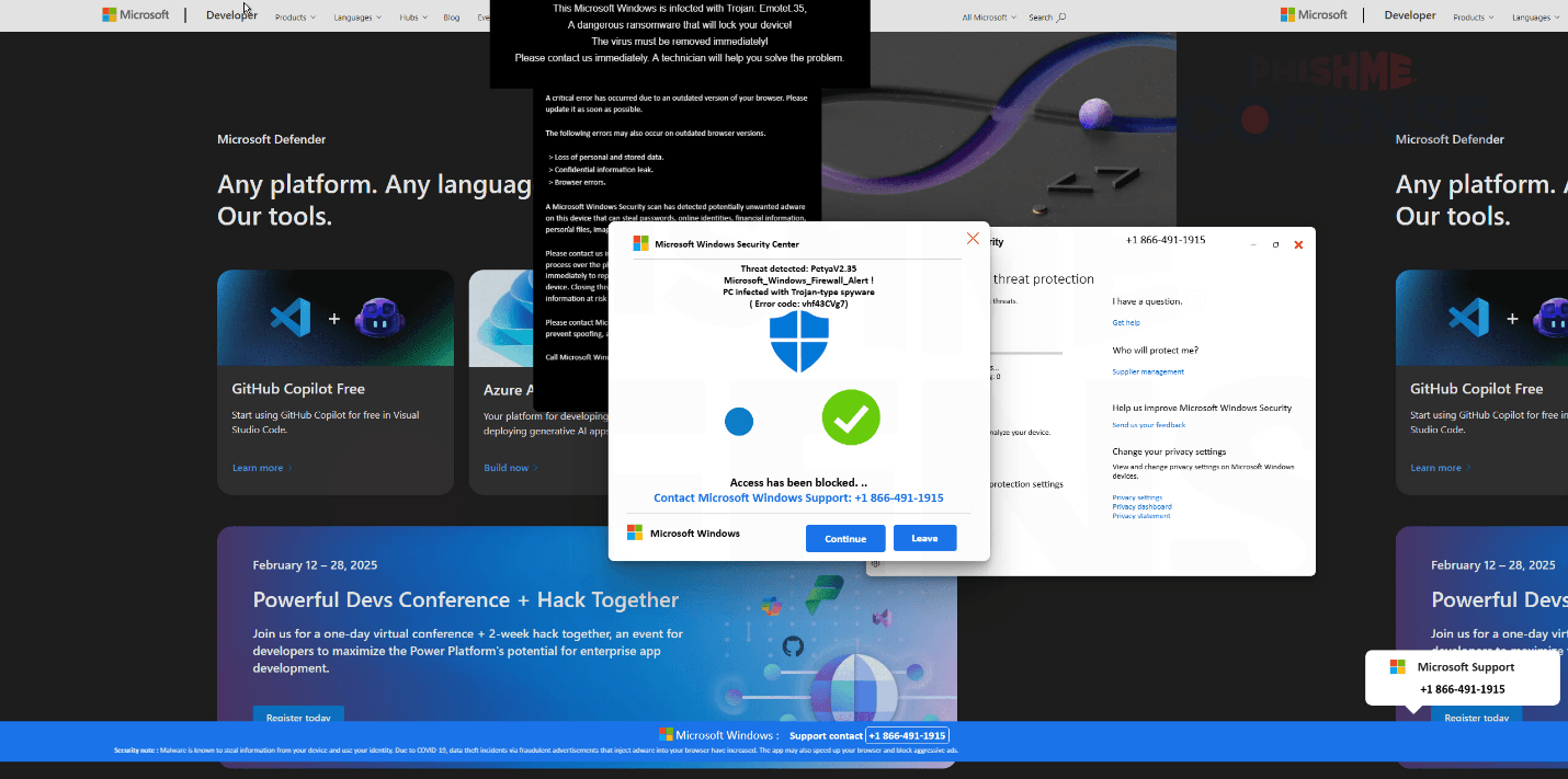 New Tech Support Scam Uses Microsoft Logo to Fake Browser Lock, Steal Data