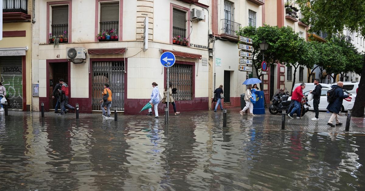 Escuelas inundadas, lluvias récord... Sevilla y Andalucía azotadas por lluvias torrenciales