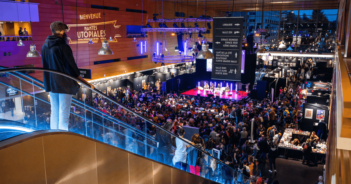 Энки Билал, Кристель Дабо, Матьё Бабле... Фестиваль «Утопиалес» в Нанте отмечает 25-летие научной фантастики.