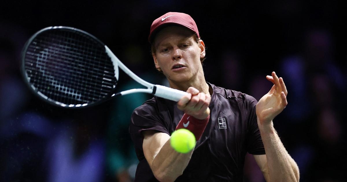 Теннис: вспомните первый матч Синнера в четвертьфинале квалификации в Париже против Черундоло