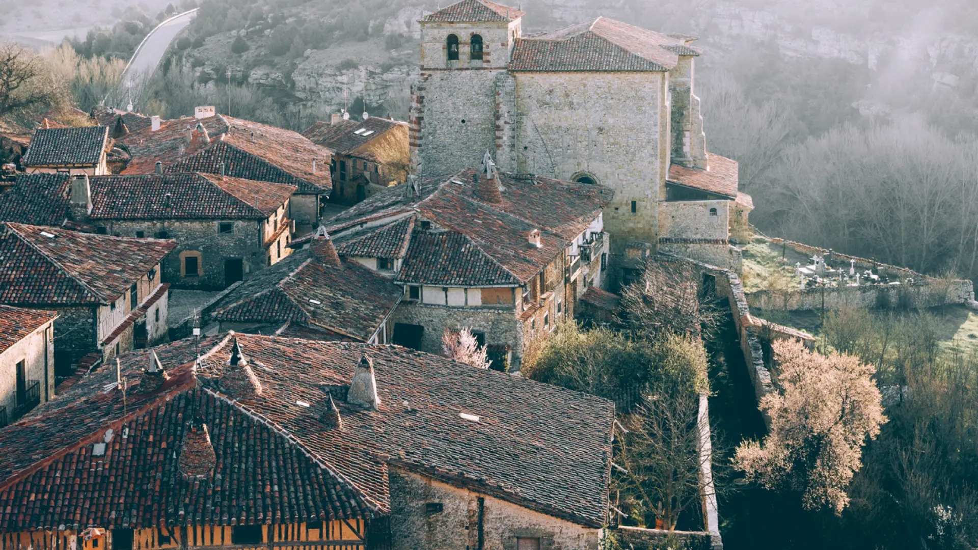 Die Stadt, die das christliche Spanien vom muslimischen Spanien trennte: befestigt und hoch in Soria gelegen.