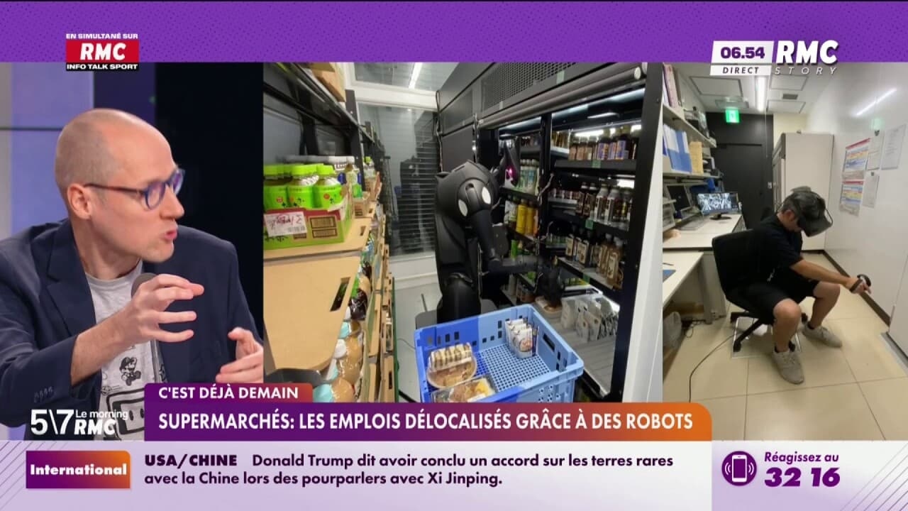 È già domani - Supermercati: robot telecomandati sostituiscono i dipendenti in Giappone