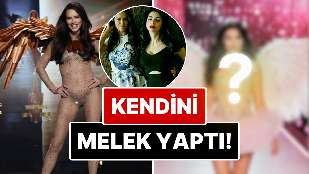 Shocking Move from Merve Boluğur, Who Can't Complain About 44-Year-Old Adriana Lima's Victoria's Secret Perfection!