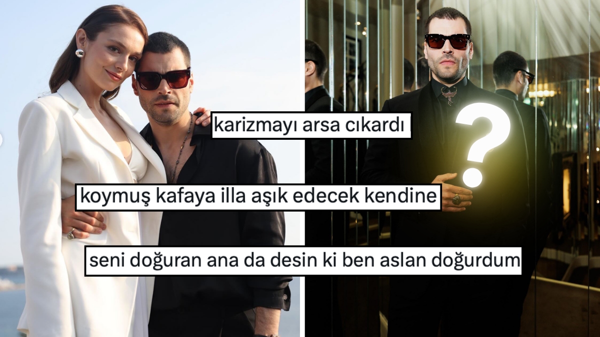 The meaningful detail on Akın Akınözü's chest, which introduced the TV series "Veliaht" in Cannes, was praised!