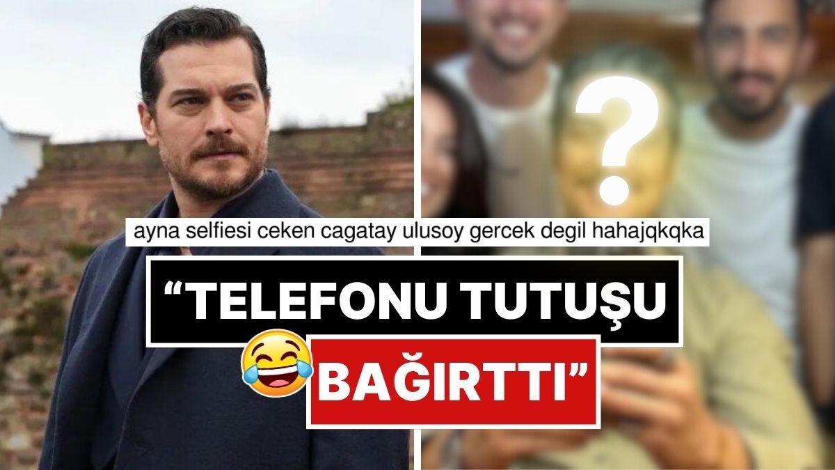 El primer selfie de Çağatay Ulusoy frente al espejo: ¡Su manejo del teléfono y su afectuoso atractivo crearon una experiencia única!