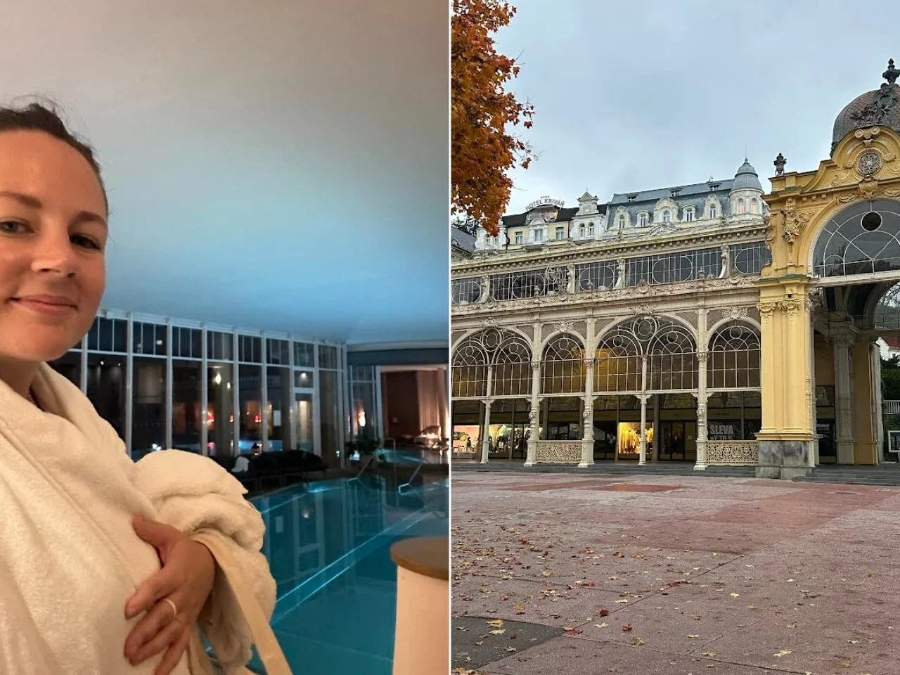 I visited Europe's most famous spa towns. Hot springs, colonnades, and golden autumn.