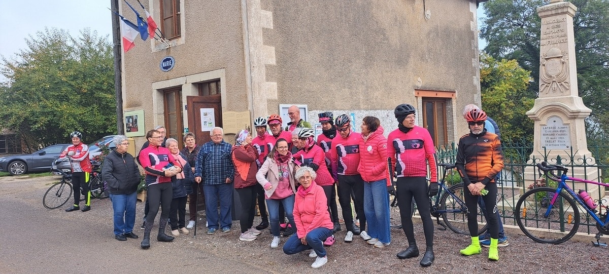 Warm welcome for committed cyclists