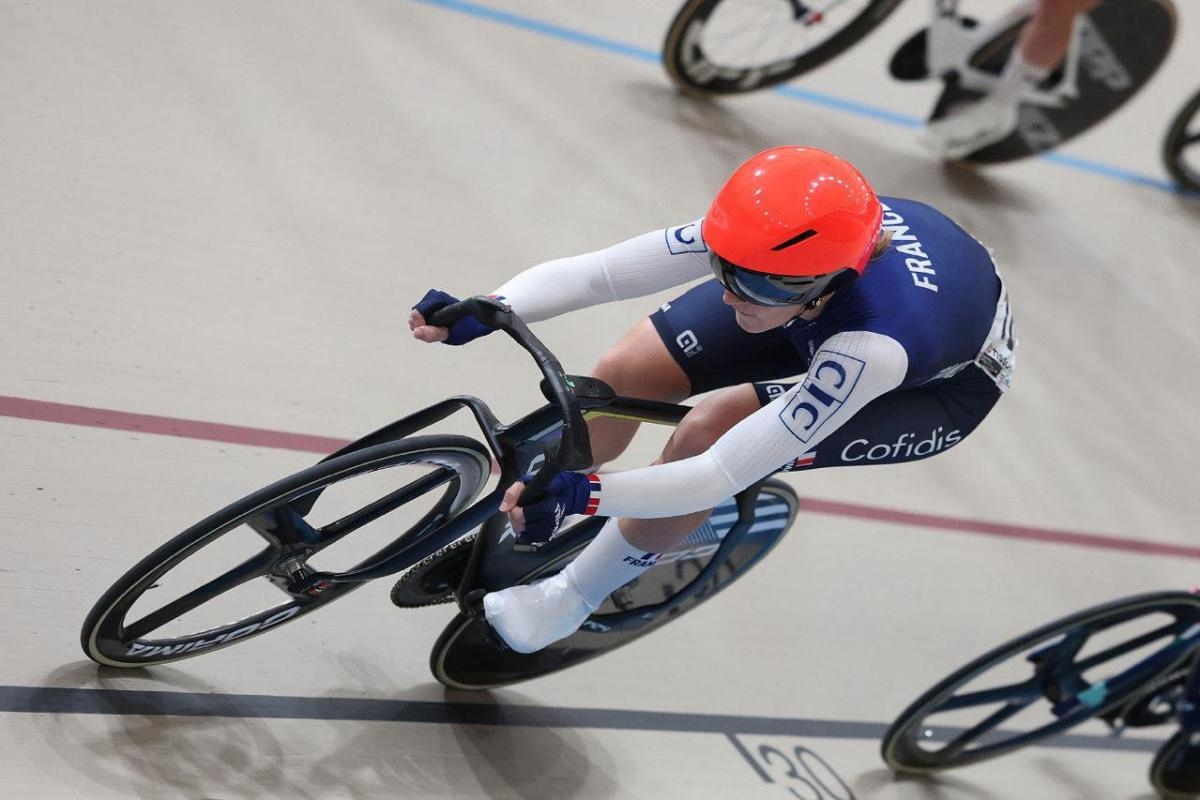 Omnium'da dünya şampiyonu yardımcısı Marion Borras
