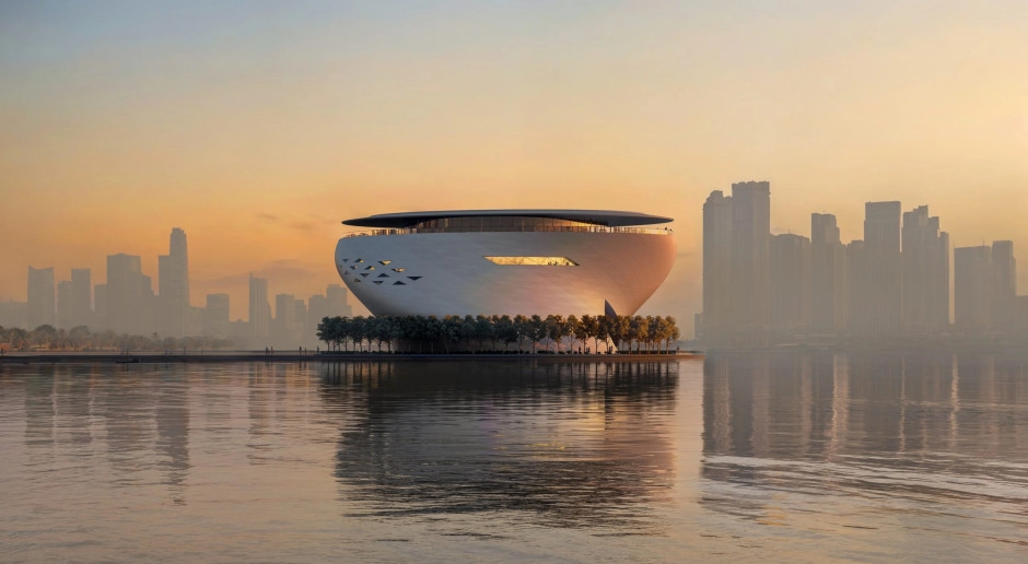 Дубай строит новый плавучий храм искусства. DUMA — проект лауреата «Архитектурного Оскара».