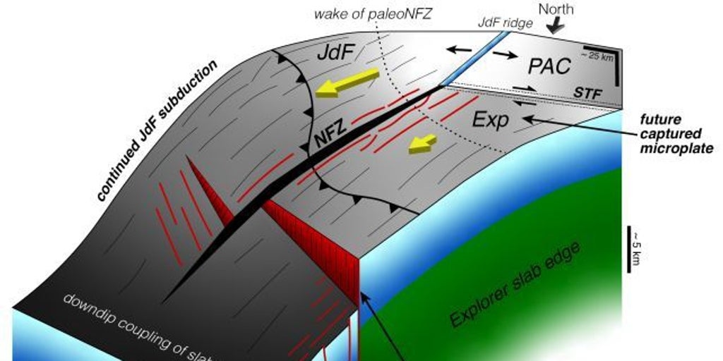Os cientistas estão perplexos ao ver a crosta terrestre se rompendo sob o Pacífico.
