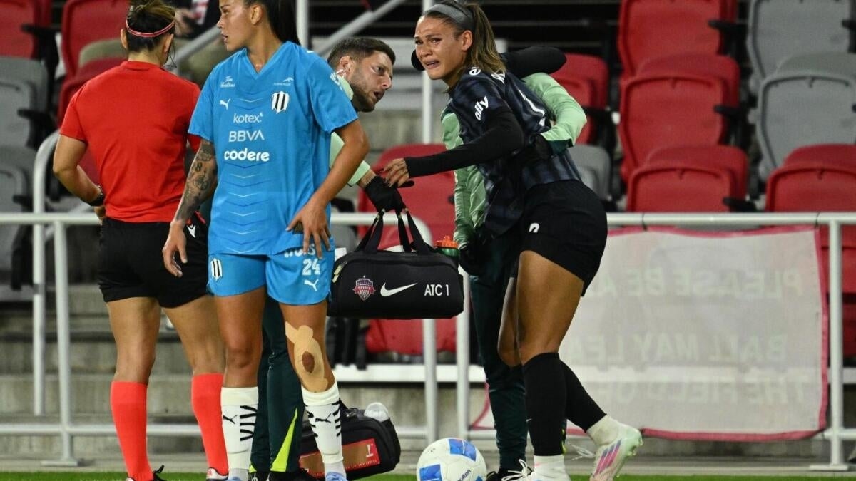 Trinity Rodman injury: USWNT star leaves Washington Spirit game on crutches after attempting tackle