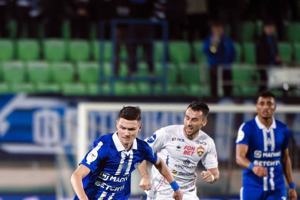 La Dinamo Makhachkala ha perso contro il CSKA in una partita del campionato russo.