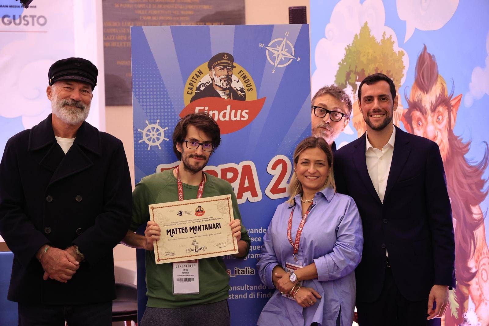 Kapitan Findus przybywa do świata komiksów w Lucca Comics & Games.