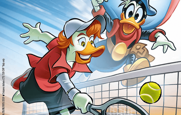 Sinner torna in versione papero su 'Topolino', l'omaggio per le Atp Finals a Torino