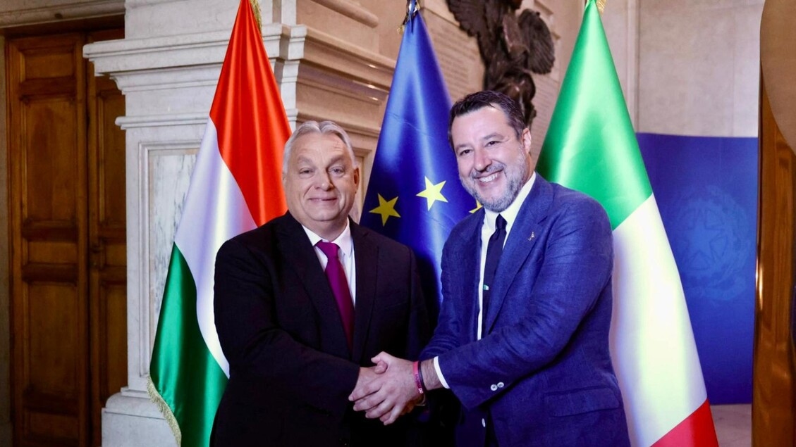 Orban da Salvini, 'blocco anti-Kiev contro l'Ue suicida'