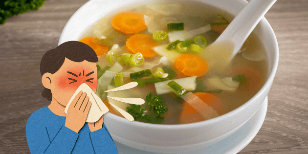 What foods should I eat to avoid catching a cold?