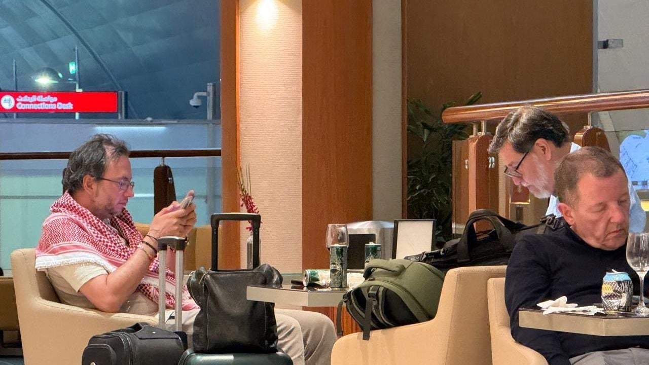 Afbeelding van Noroña in vermeende Dubai VIP-lounge gaat viraal