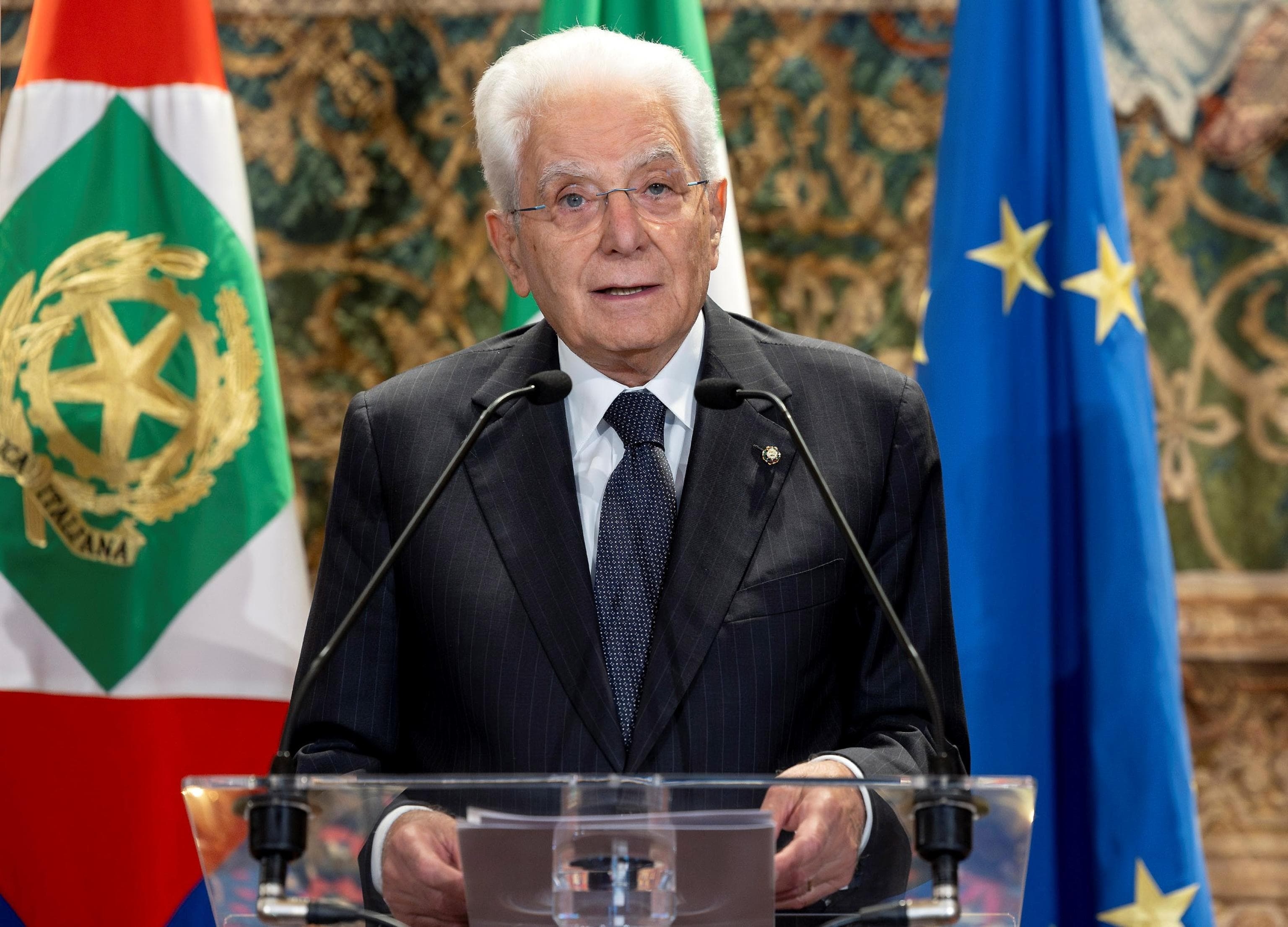 Mattarella: "Hope extends from Gaza to Ukraine."