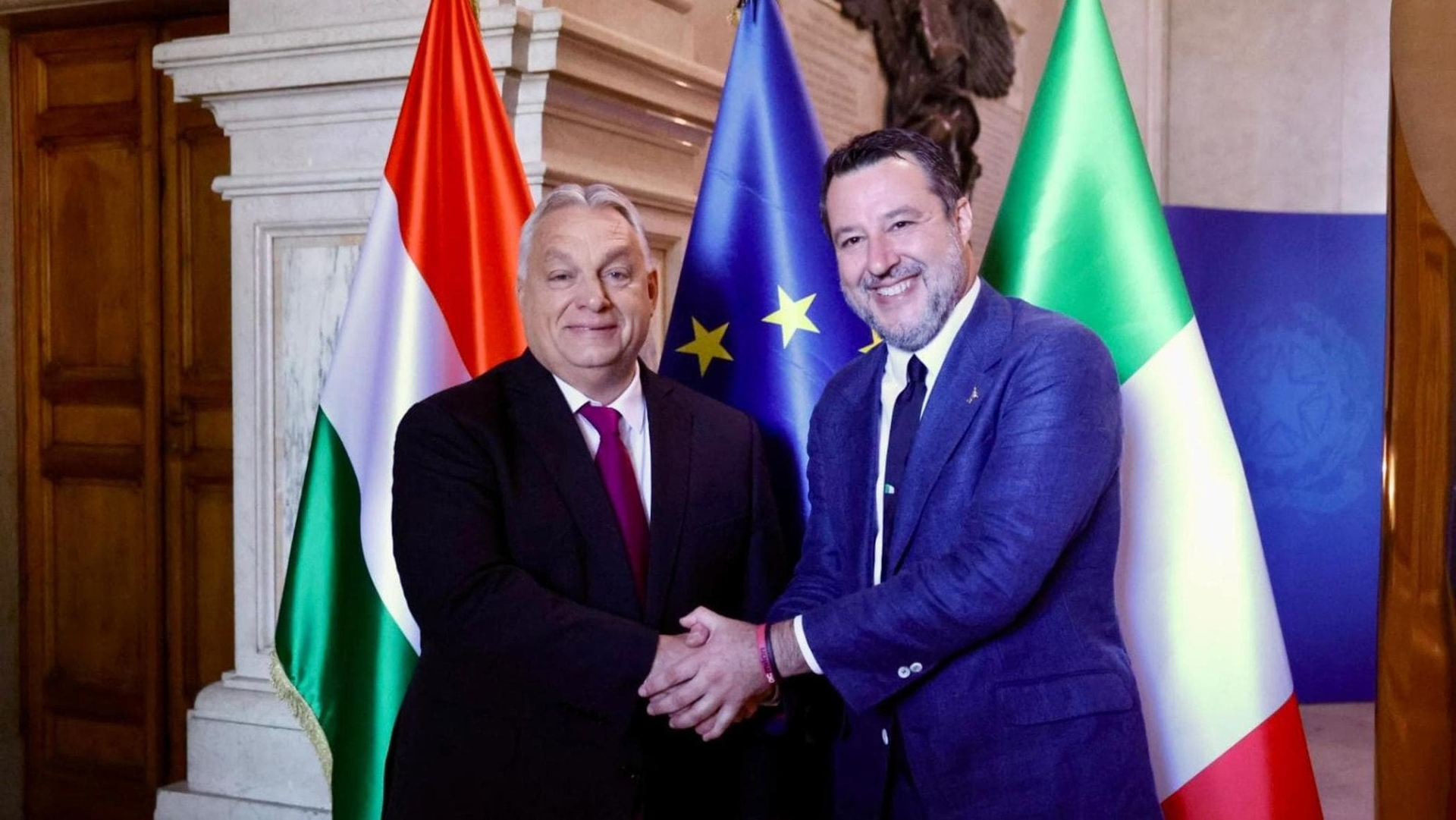 Orbán da Salvini: “Ue suicida”. E rilancia il blocco anti Kiev